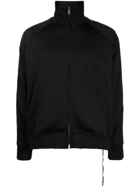 Mastermind Japan logo-tape panelled jacket Black MJ23E11BL050605