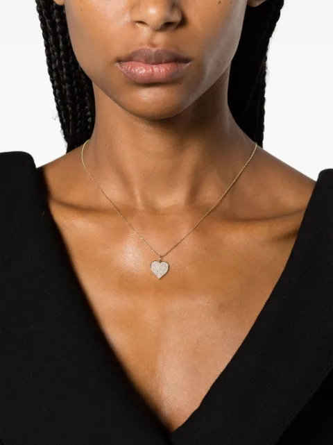 Sydney Evan 14kt yellow gold large Heart chain necklace Gold CJP1034Y20