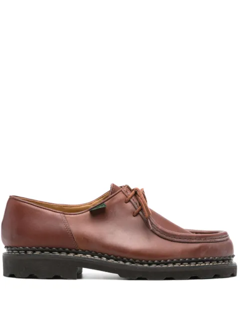 Paraboot Michael leather derby shoes Brown 64039996