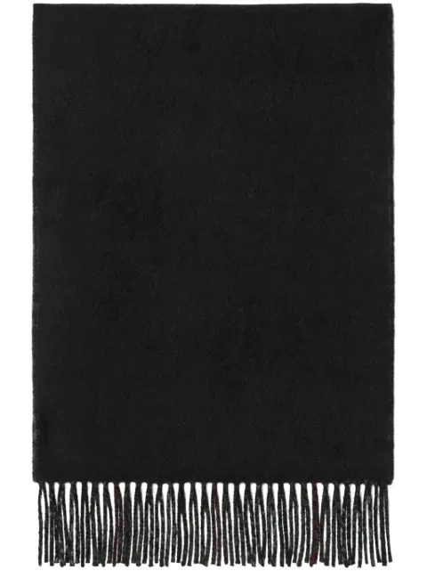 Burberry checked reversible cashmere scarf Black 8074675