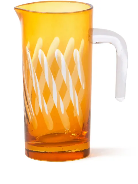 POLSPOTTEN tubular glass pitcher Orange 140230157