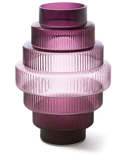 POLSPOTTEN large Steps glass vase Pink 140205424