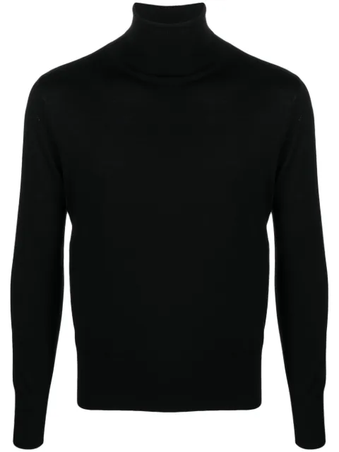 SAPIO high-neck drop-shoulder jumper Black 223U0750N11