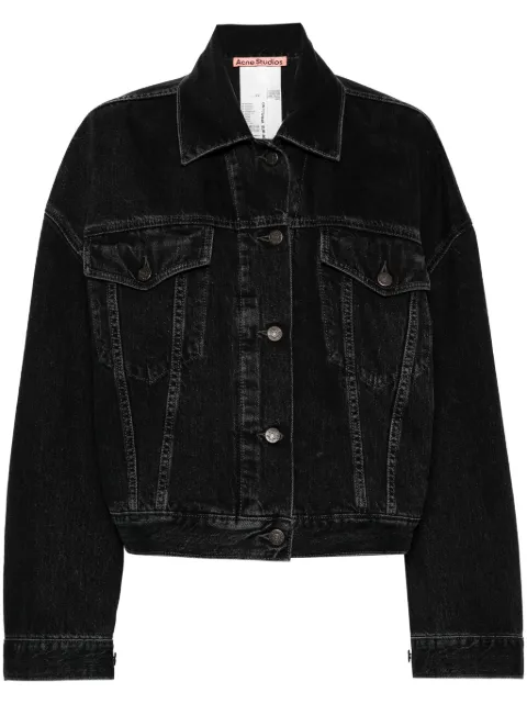 Acne Studios denim trucker jacket Black A90585