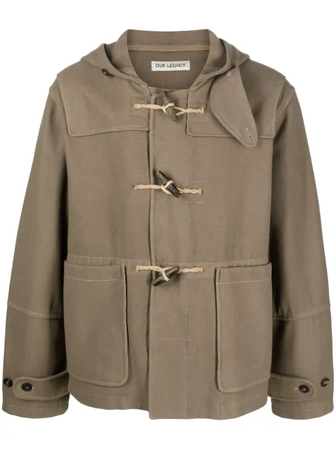 OUR LEGACY cropped duffel jacket Brown M4231CPP