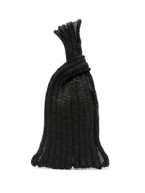 A. ROEGE HOVE Katrine knitted tote bag Black C09P029