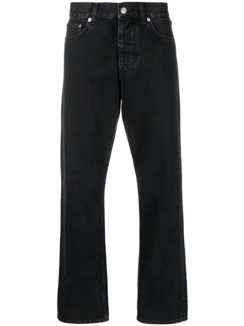Sunflower straight-leg organic-cotton jeans Black 5038