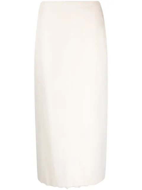 Blanca Vita Galtonia pencil midi skirt Neutrals GALTONIA1424