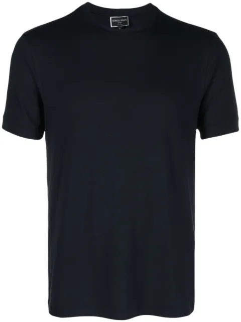 Giorgio Armani crew-neck T-shirt Blue 8NST62SJP4ZUBSG