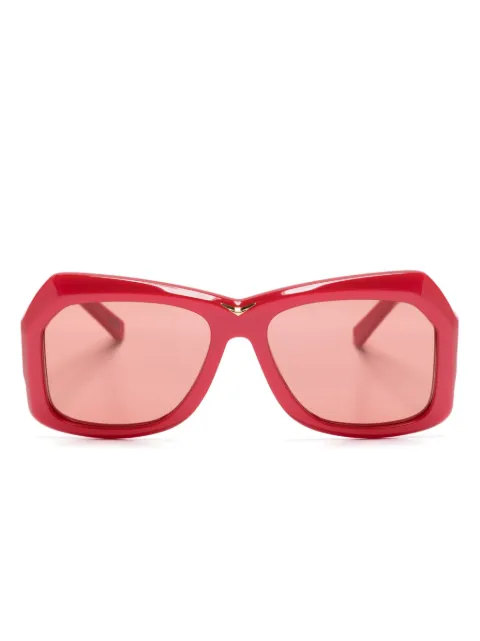 Marni Eyewear Tiznit geometric-frame sunglasses Red K06