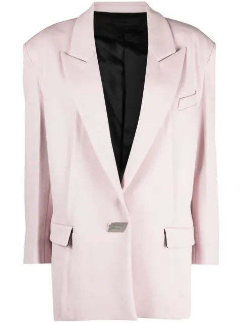 The Attico single-breasted blazer Pink 246WCG65W049701