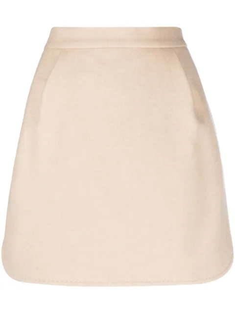 Max Mara Bobbio high-waisted skirt Neutrals 2311063636000
