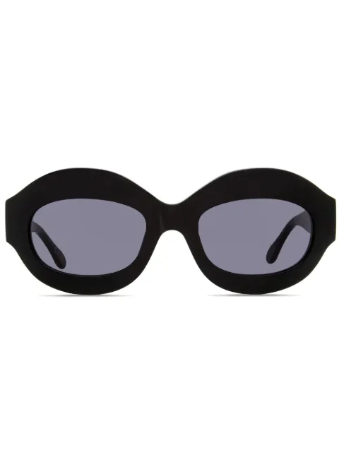 Marni Eyewear Ik Kil Cenote oval-frame sunglasses Black IKKILCENOTE