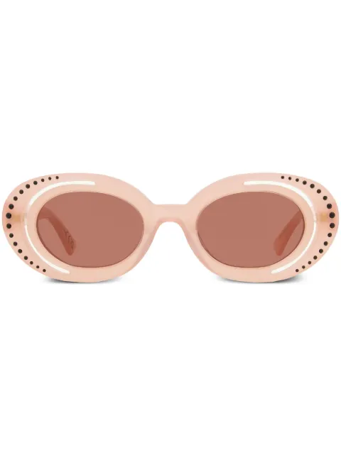 Marni Eyewear Zion Canyon oval-frame sunglasses Neutrals ZIONCANYON
