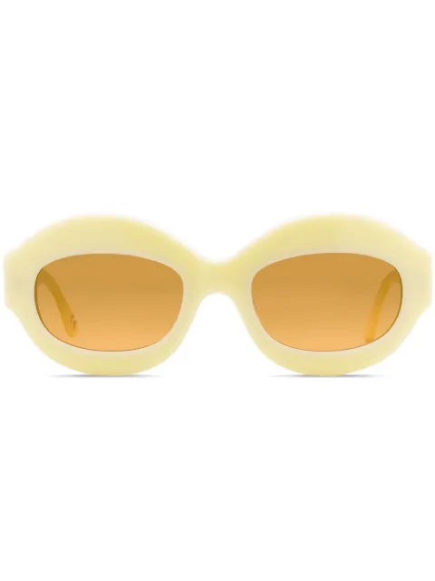 Marni Eyewear Ik Kil Cenote oval-frame sunglasses Orange IKKILCENOTE