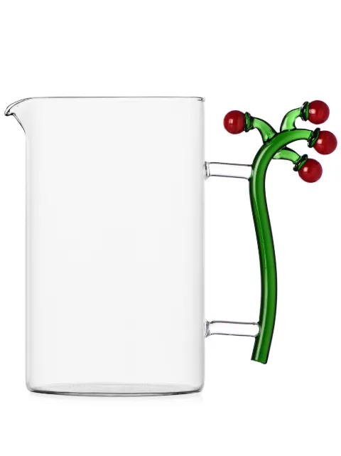 Ichendorf Milano cylindrical-design glass pitcher White 09354133