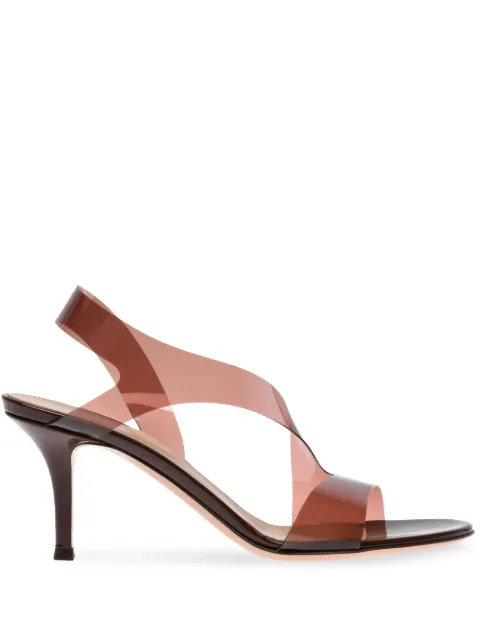 Gianvito Rossi Metropolis 70mm stiletto sandals Brown G3184370RICGSV
