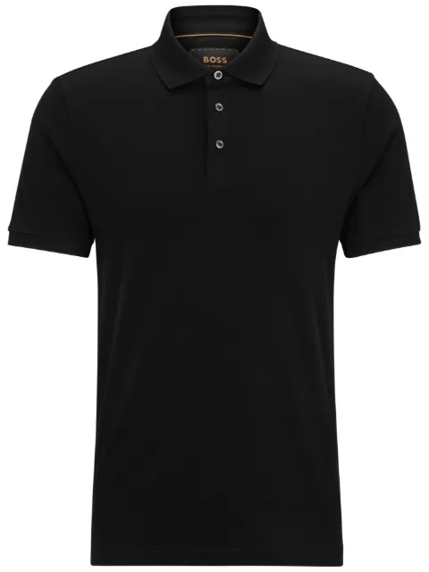 BOSS short-sleeve cotton polo shirt Black 50494980