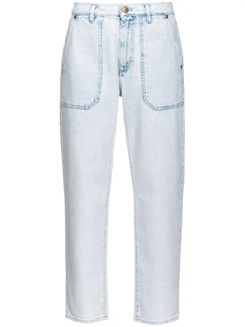 PINKO mid-rise straight-leg jeans Blue 102761A1JHPJQ