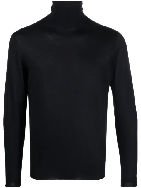 ERALDO roll-neck cashmere-blend jumper Blue J25604