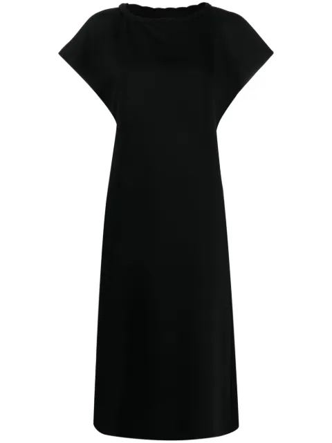 Viktor & Rolf braided-collar A-line dress Black TD0566299324