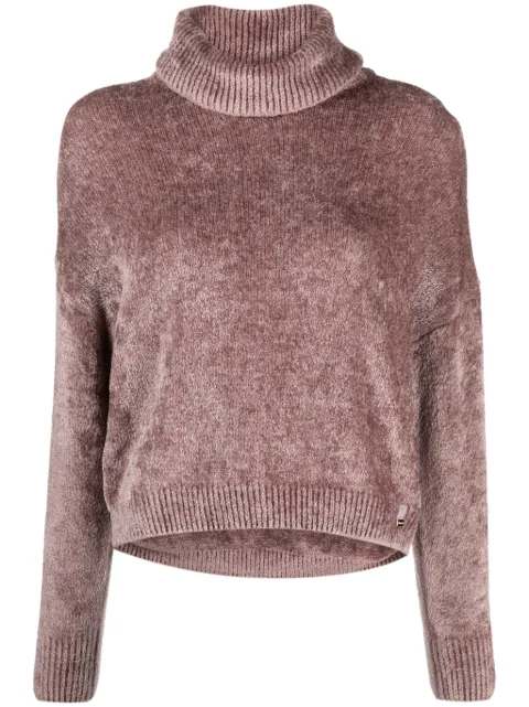 Herno chenille roll-neck jumper Pink ML00007DR76022