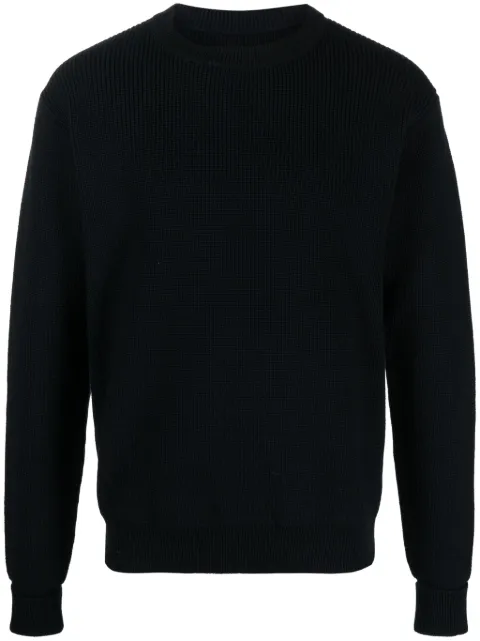 Jil Sander side zip detail wool jumper Blue J47GP0145J14644