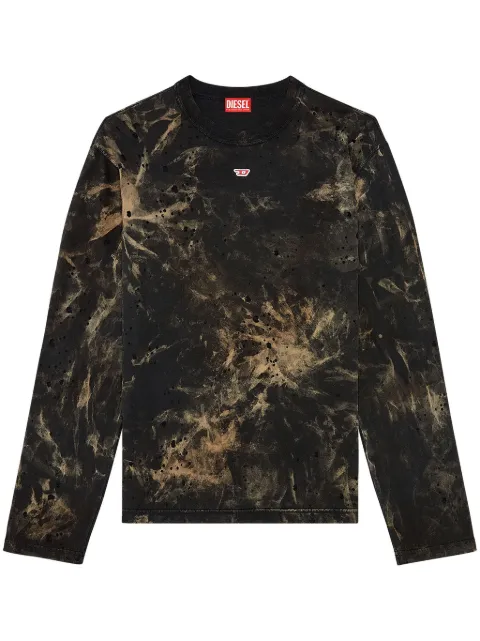 Diesel T-Crane-LS-N2 cotton sweatshirt Black A133840KLAC