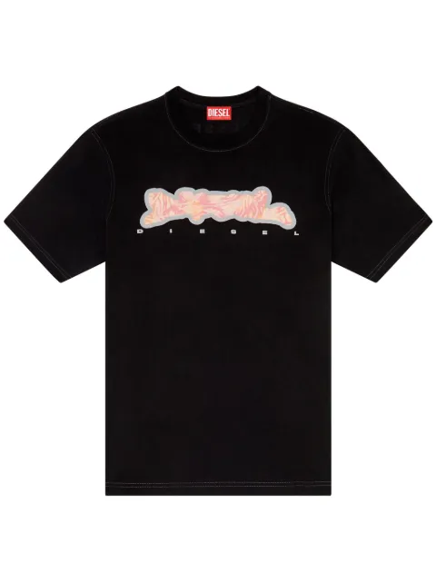 Diesel T-JUST-N16 graphic-print T-shirt Black A122870QIAM