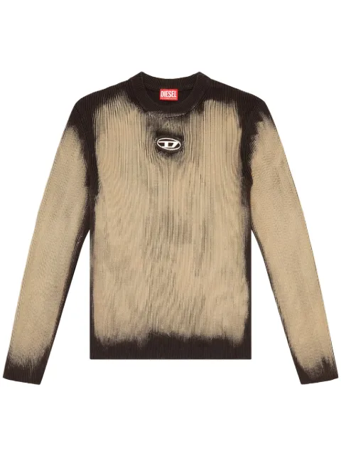 Diesel K-Darin ribbed-knit jumper Neutrals A124550BNAD