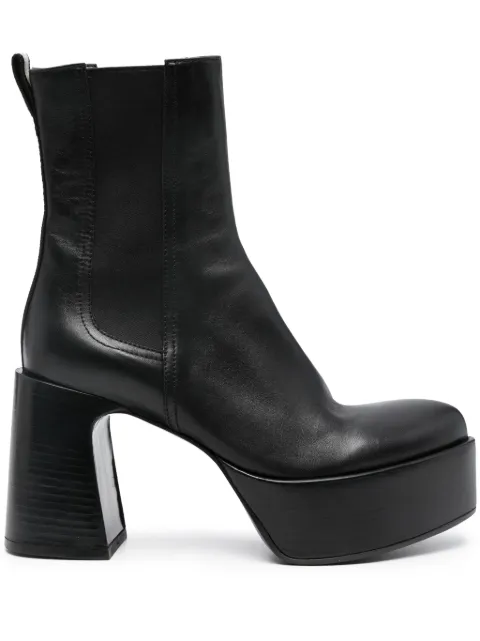 Premiata 95mm leather ankle boots Black M6571NAPPANERO