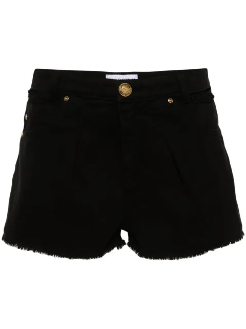 PINKO distress denin shorts Black 102985A1MNZ99