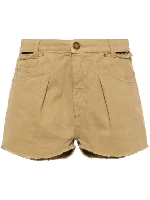 PINKO distress denim shorts Green 102985A1MNV64