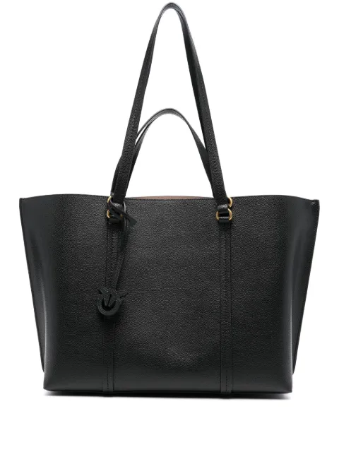 PINKO Love-Birds-motif leather bag Black 102832A1LF