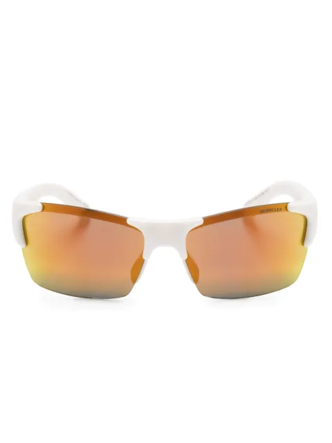 Moncler Eyewear Spectron rectangle-frame sunglasses Neutrals ML0282