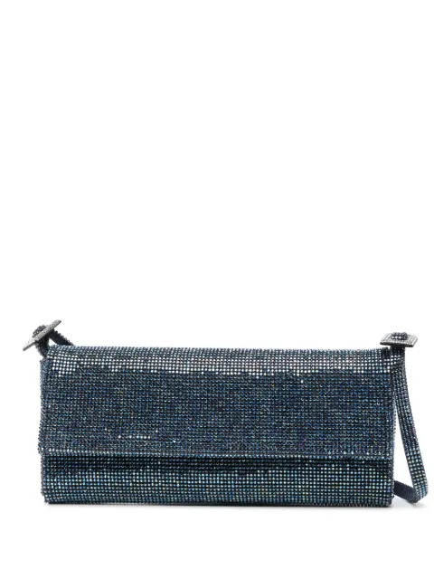 Benedetta Bruzziches Vittissima La Grande crystal-embellished crossbody bag Blue FW23064