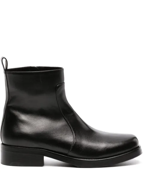 Studio Nicholson 40mm leather boots Black SQUARESNM900