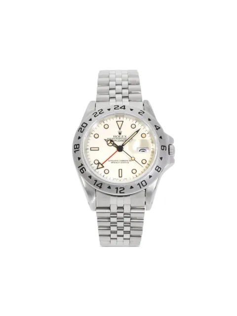 Rolex pre-owned Rolex Explorer II 40mm White 16550V66198
