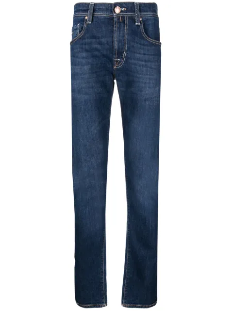 Sartoria Tramarossa mid-rise straight-leg jeans Blue MICHELANGELOZIPD352