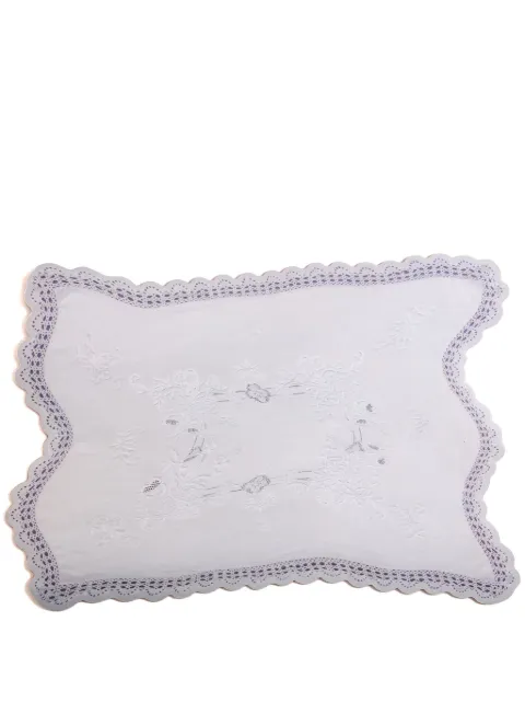 Seletti x Diesel embroidered table mat White 11264X4
