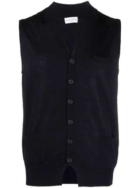 Ballantyne Basolan wool vest Blue B2S01116W0213777