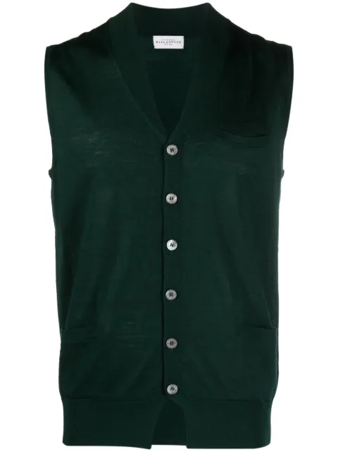 Ballantyne Basolan wool vest Green B2S01116W02