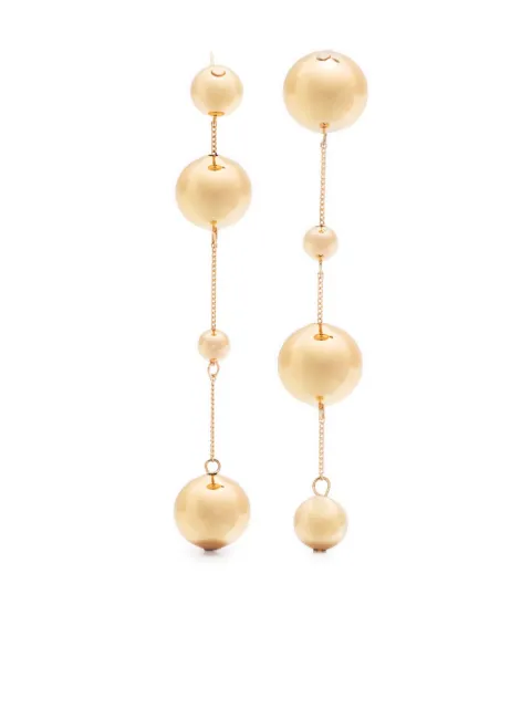 Cult Gaia Adrienne bead-embellished drop earrings Gold ER2621NV