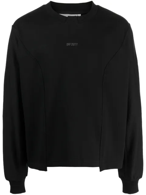 Off Duty Futur logo-embroidered cotton sweatshirt Black ODF23T10233