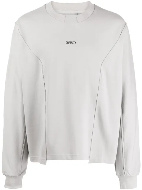 Off Duty Futur logo-embroidered cotton sweatshirt Grey ODF23T10233