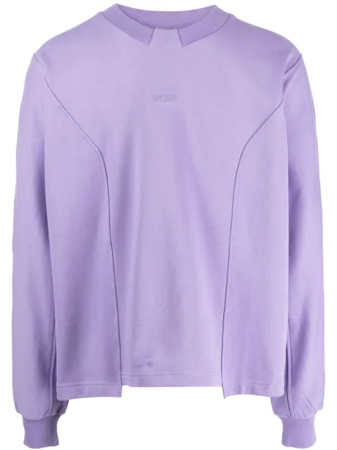 Off Duty Futur logo-embroidered cotton sweatshirt Purple ODF23T10233