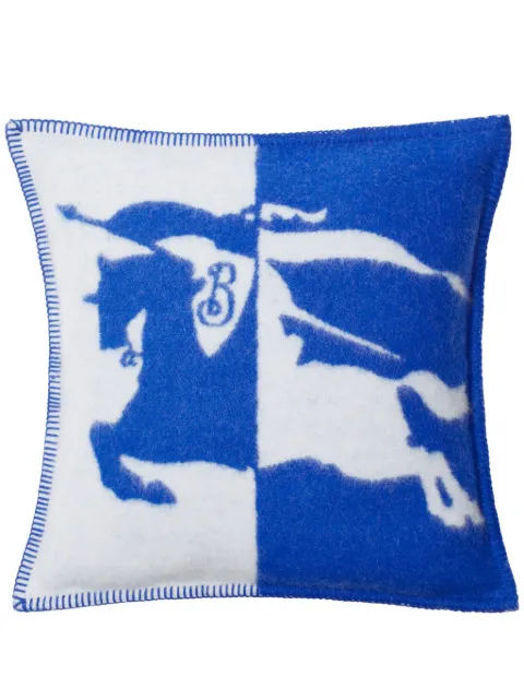 Burberry EKD-jacquard wool cushion Blue 8076989