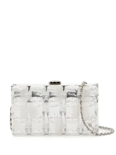 CHANEL Pre-Owned Ice Cube clutch bag Silver DPVCCHAICE7512