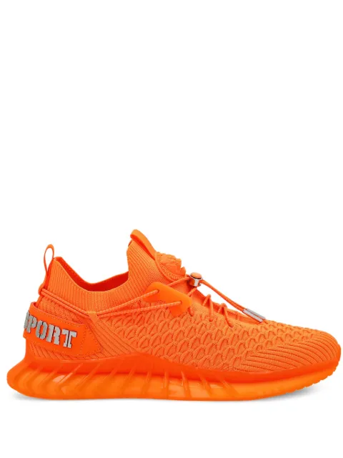 Plein Sport Runner logo-plaque sneakers Orange SADSUSC0520STE003N