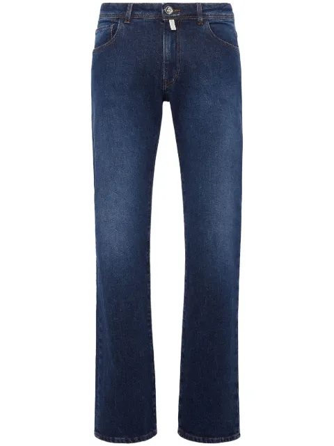 Billionaire low-rise straight-leg jeans Blue BADCMDT3799BTE001N